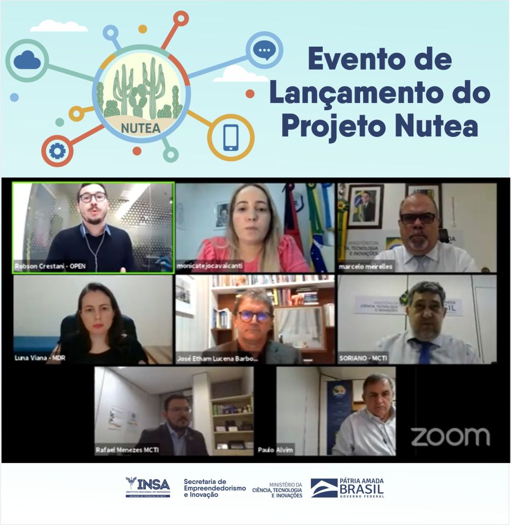 Evento online lançou oficialmente o Projeto Nutea que visa mapear o ecossistema dentro do Semiárido